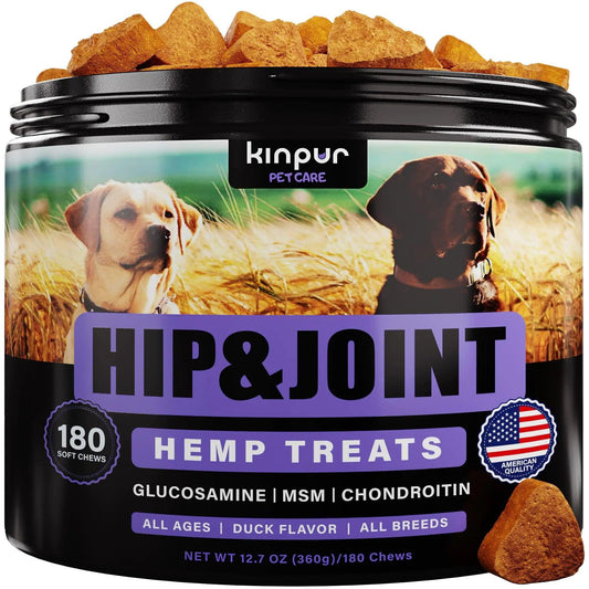 Glucosamine for Dogs Functional Dog Joint Supplement with Chondroitin Msm Hemp - Mishmishpets