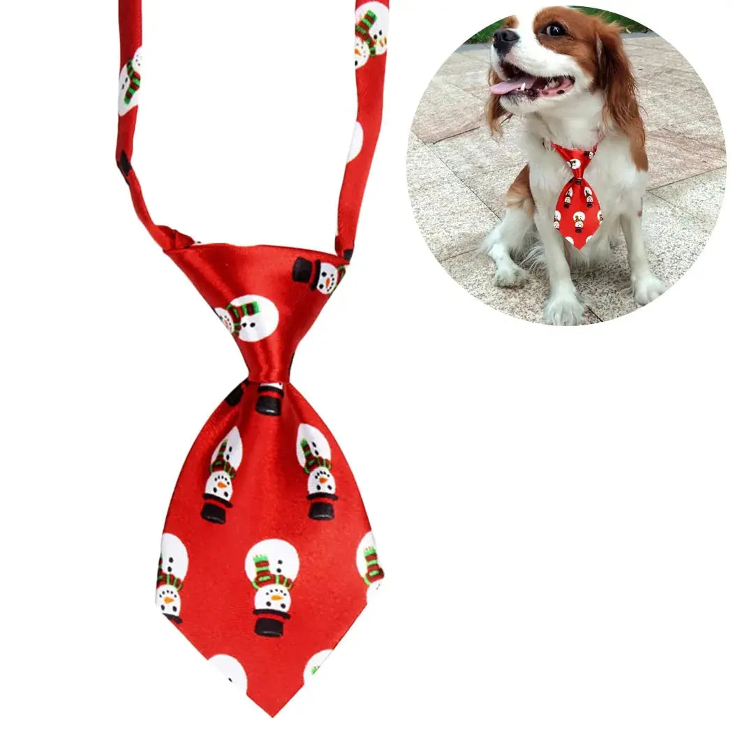 Christmas Dog Necktie Mishmishpets