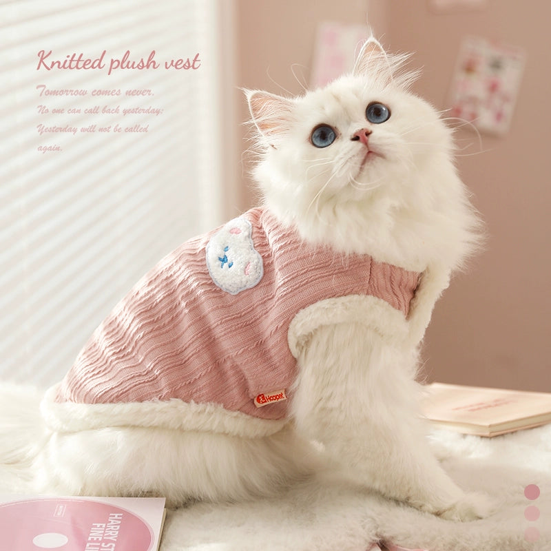 Anti-Lint Spring and Autumn Winter Cute Heattech Cat - Mishmishpets