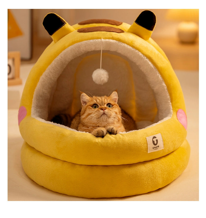 Cat Nest Summer Kittens Special Dog Bed All Year Round Neutral Pet Bichon Teddy Puppy Closed Kennel Summer - Mishmishpets