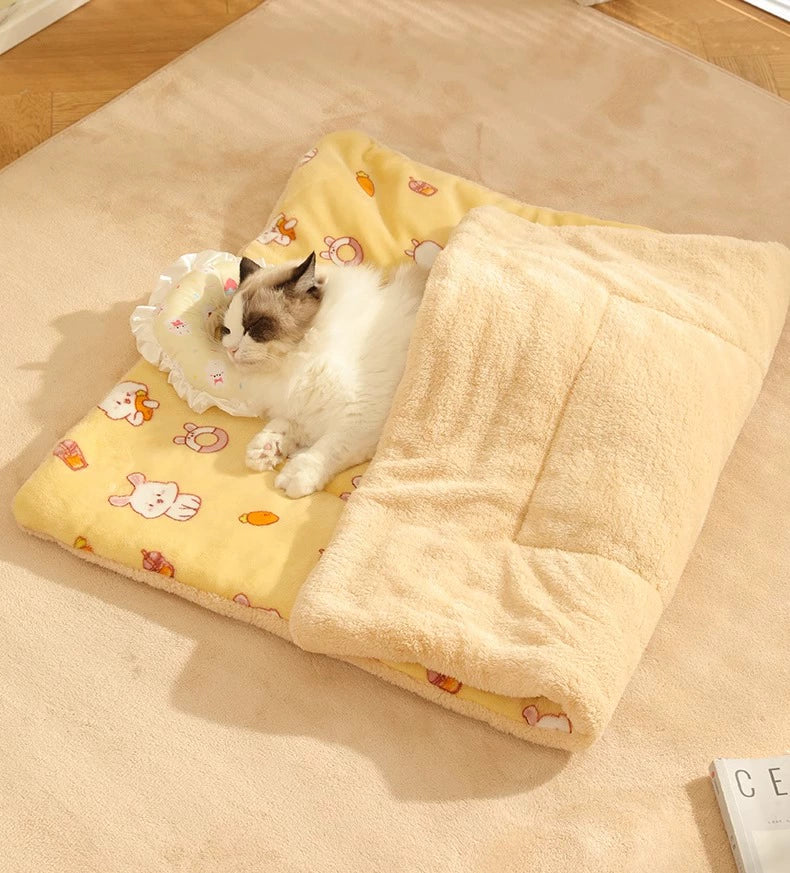 Sleep Summer Pet Heattech Blanket Mat Cat Nest - Mishmishpets