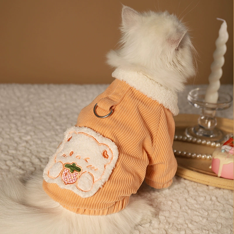 Anti-Lint Spring and Autumn Winter Cute Heattech Cat - Mishmishpets