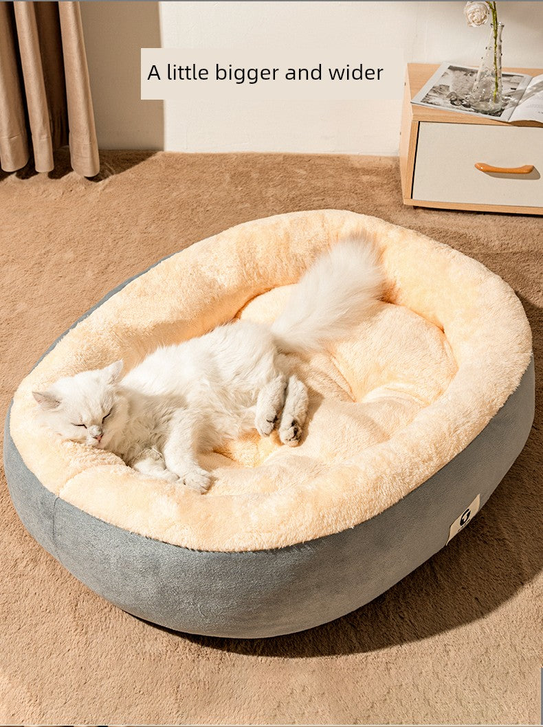 Cat Nest All Year Round Neutral Cat Bed Kennel Cat Semi-Closed Sense of Security Nest Sleeping Nest Shelter Pet Bed Sleep - Mishmishpets