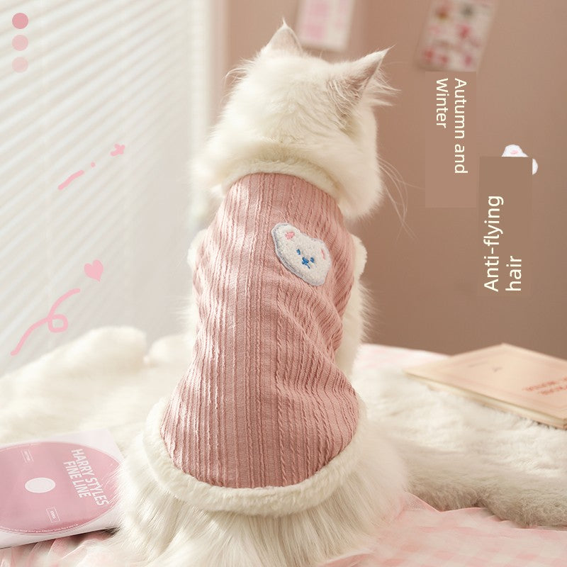 Anti-Lint Spring and Autumn Winter Cute Heattech Cat - Mishmishpets