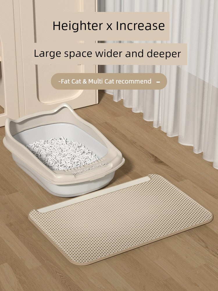 Extra Large Semi-Closed Anti-Splash Special Litter Box - Mishmishpets