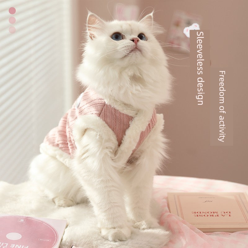 Anti-Lint Spring and Autumn Winter Cute Heattech Cat - Mishmishpets