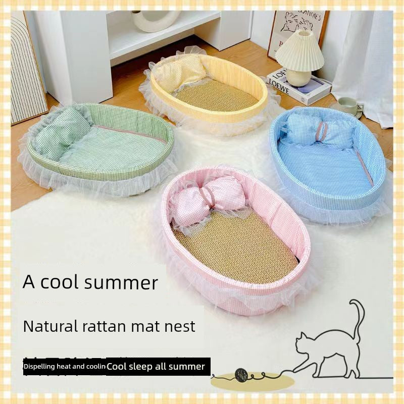 Summer Mat Sleep Mat Small Size Dogs Pet Supplies Cat Nest - Mishmishpets