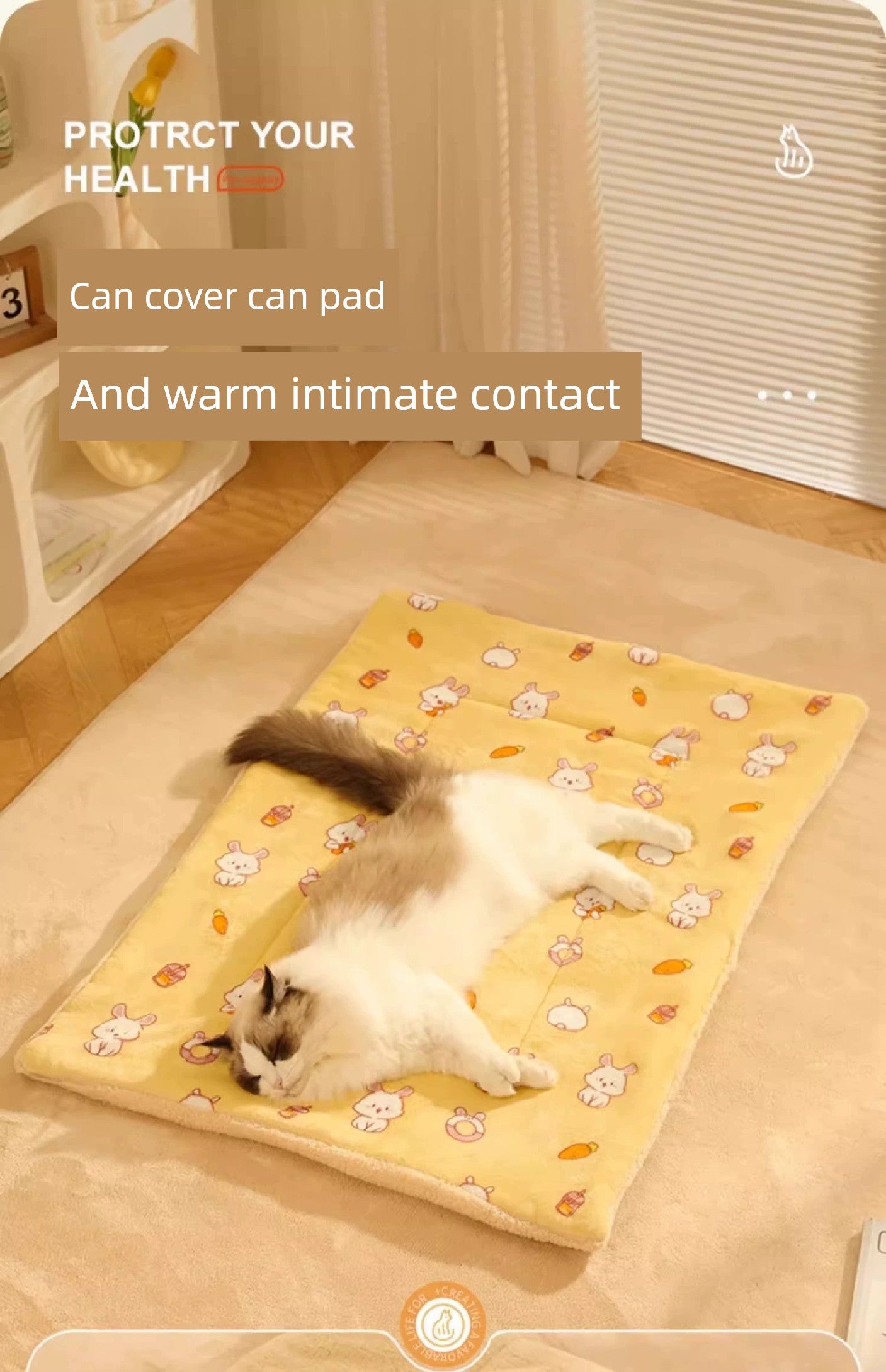 Sleep Summer Pet Heattech Blanket Mat Cat Nest - Mishmishpets