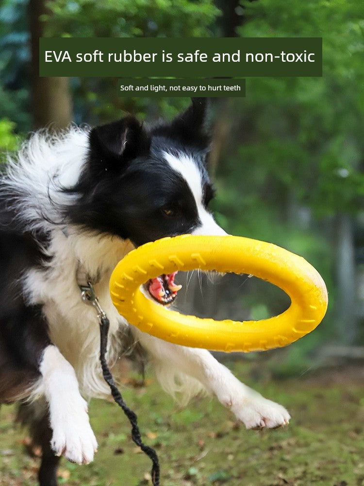 Large Dog Border Collie Jelly Power Ring Relieving Stuffy Handy Gadget Dog - Mishmishpets