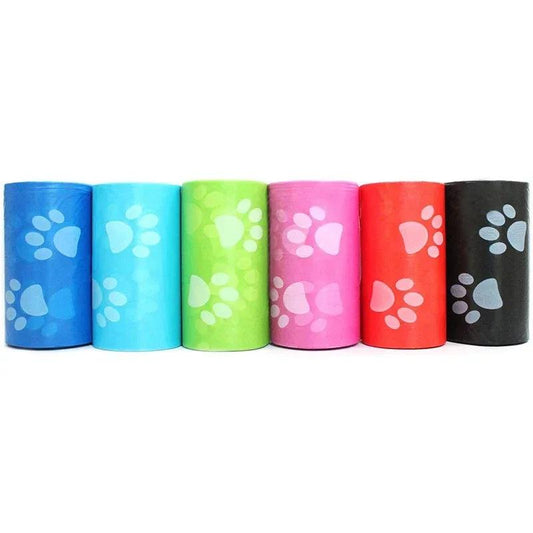 120 Rolls Dog Poop Bag Outdoor Cleaning Poop Bag Outdoor Clean Pets Supplies for Dog 15Bags/Roll Refill Garbage Bag Pet Supplies - Mishmishpets