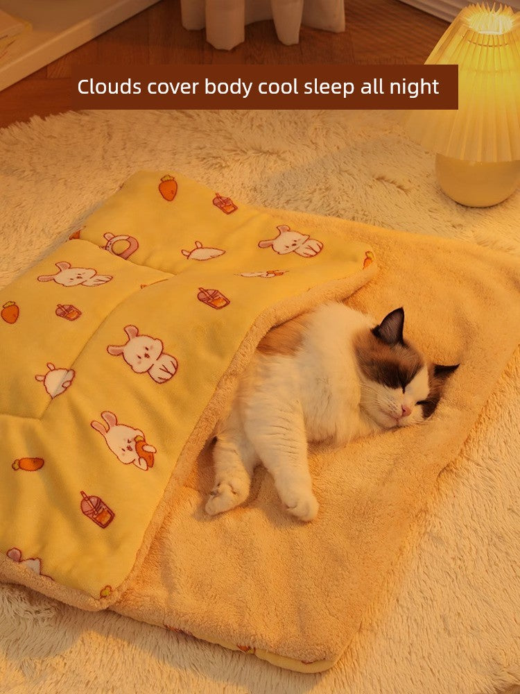 Sleep Summer Pet Heattech Blanket Mat Cat Nest - Mishmishpets