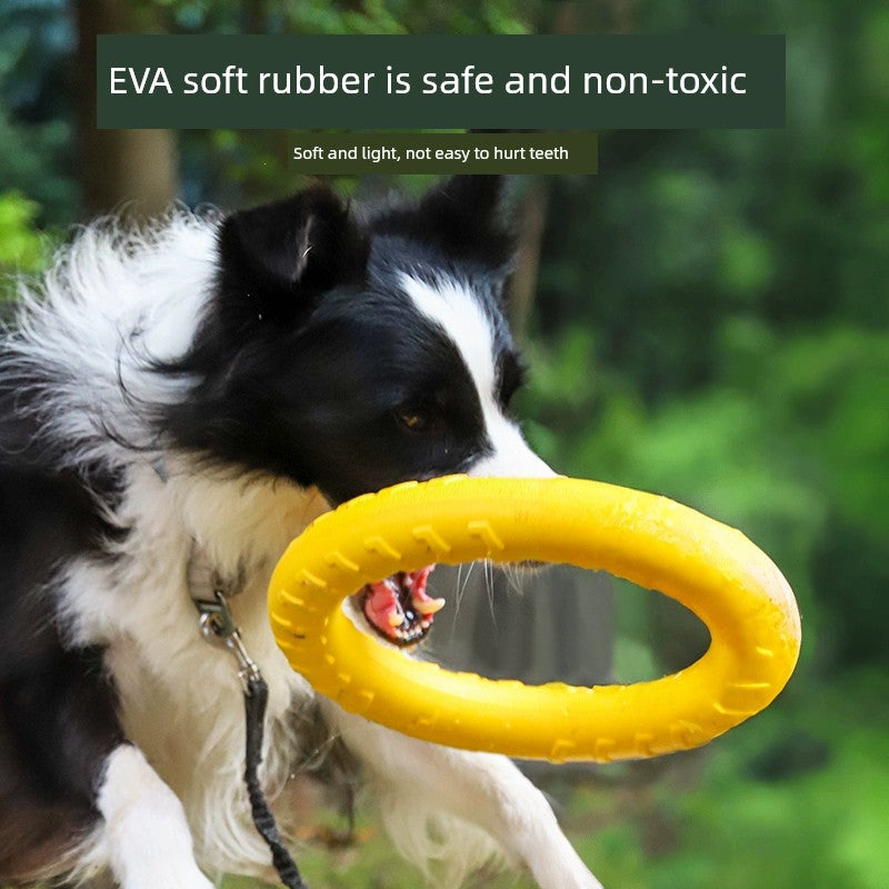 Large Dog Border Collie Jelly Power Ring Relieving Stuffy Handy Gadget Dog - Mishmishpets