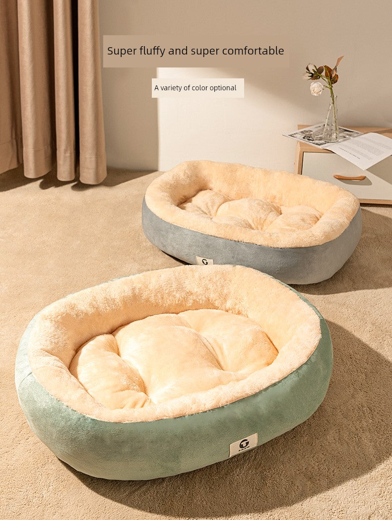 Cat Nest All Year Round Neutral Cat Bed Kennel Cat Semi-Closed Sense of Security Nest Sleeping Nest Shelter Pet Bed Sleep - Mishmishpets