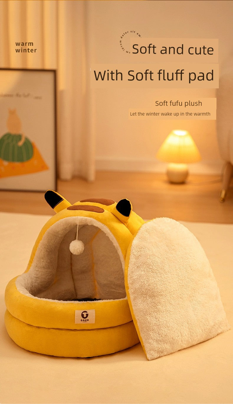 Cat Nest Summer Kittens Special Dog Bed All Year Round Neutral Pet Bichon Teddy Puppy Closed Kennel Summer - Mishmishpets