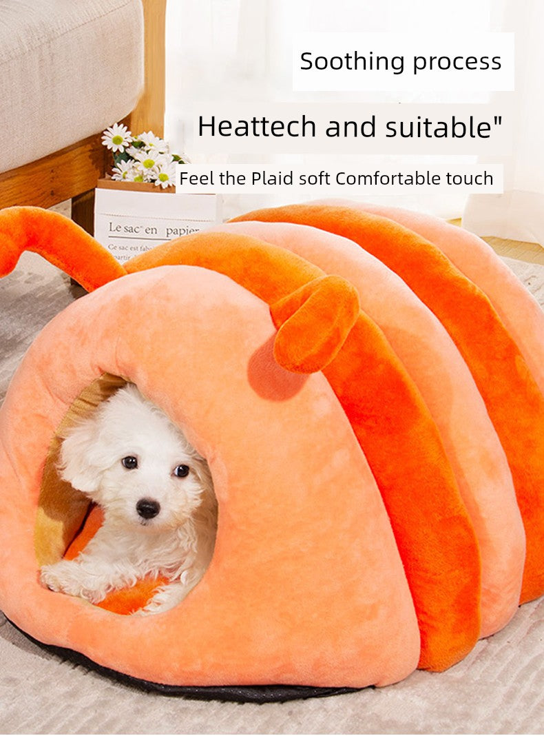 Caterpillar Heattech Dog Tent House Sleeping Bag Cat Nest - Mishmishpets