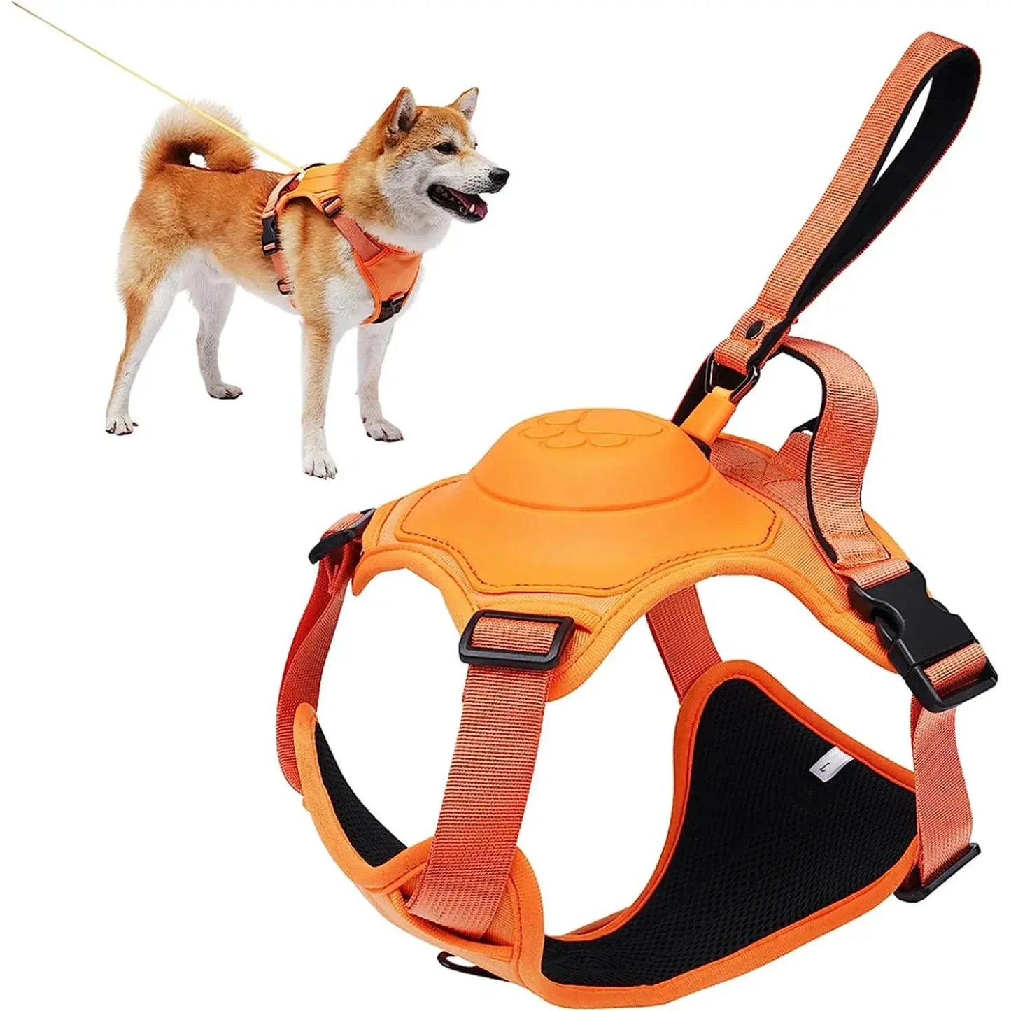 All-in-One Dog Harness & Retractable Leash - Mishmishpets