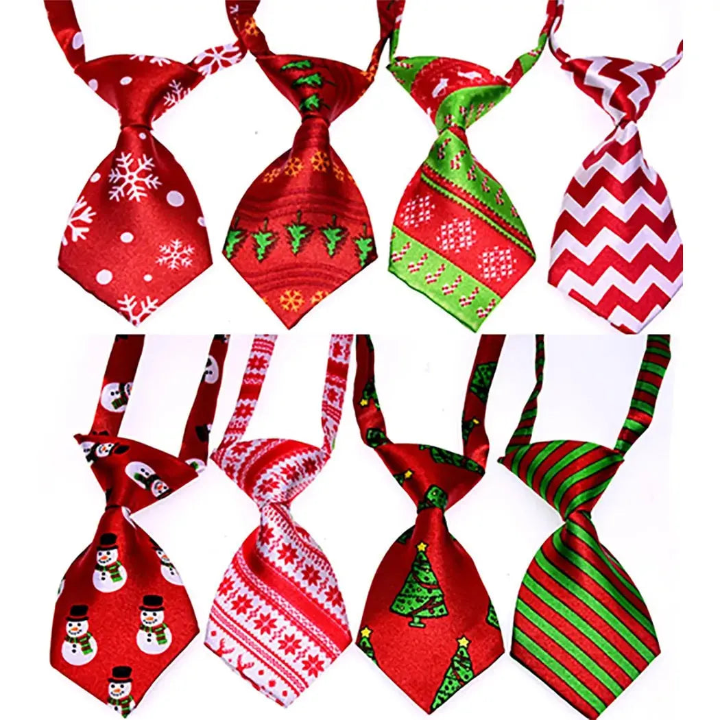 Christmas Dog Necktie Mishmishpets