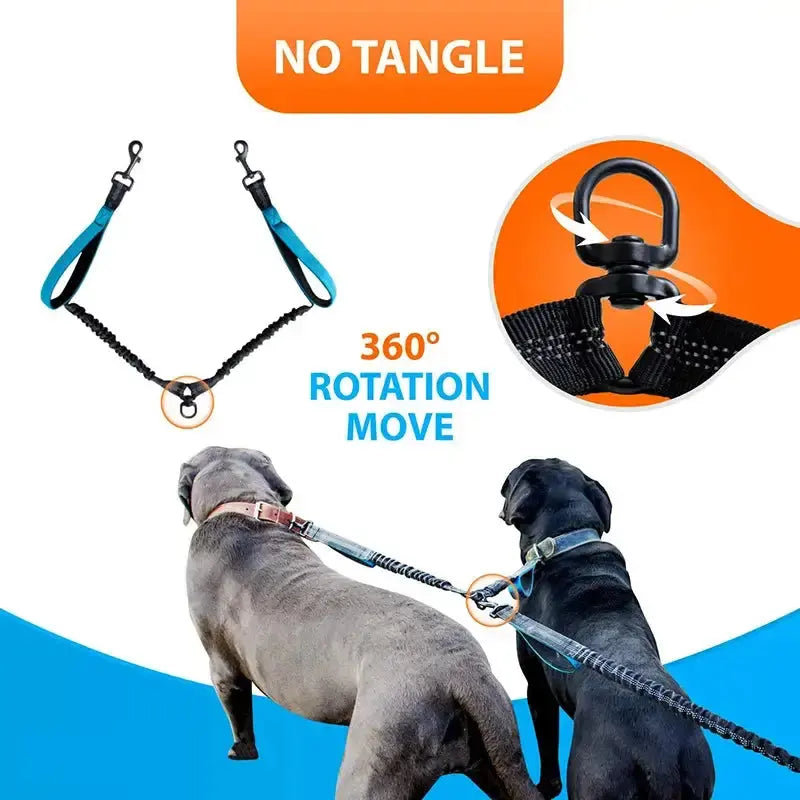 Reflective Comfort Leash Duo Mishmishpets