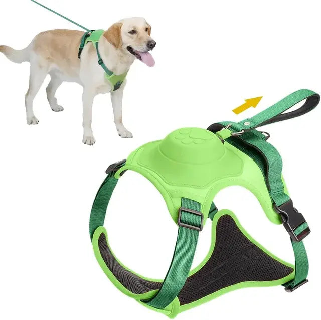 All-in-One Dog Harness & Retractable Leash - Mishmishpets